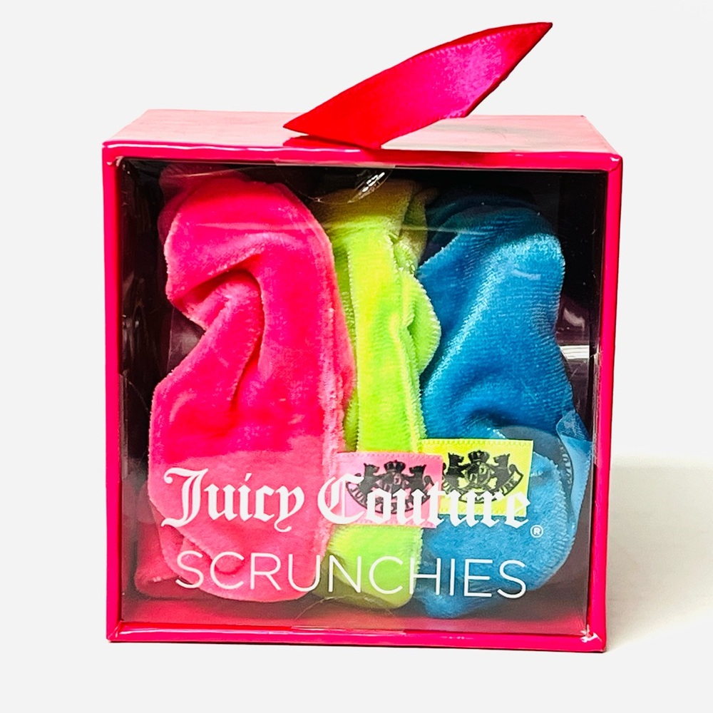 Juicy Couture Scrunchies (Pack of 3) in Gift Box